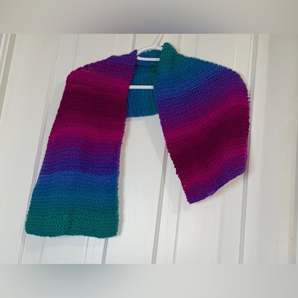 Other - Multicolor Knit Scarf children's rainbow scarf Winter snow